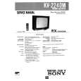 SONY KV2240M Service Manual cover photo