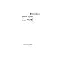 KENWOOD HC-10 Owner's Manual cover photo