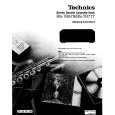 TECHNICS RSTR777 Owner's Manual cover photo