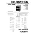 SONY MHCBX6AV Service Manual cover photo