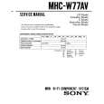 SONY MHC-W77AV Service Manual cover photo