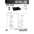 SONY SLV801 Service Manual cover photo