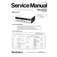 TECHNICS RSM222 Service Manual cover photo