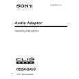SONY PEGASA10 Owner's Manual cover photo