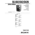 SONY SSBX2 Service Manual cover photo