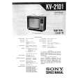 SONY KV2101 Service Manual cover photo