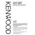 KENWOOD KDT-99R Owner's Manual cover photo