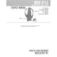 SONY MDRIF5S Service Manual cover photo