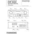 KENWOOD KAF-S500 Service Manual cover photo