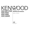 KENWOOD KDC-MPV7020 Owner's Manual cover photo