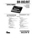 SONY BM-89D Service Manual cover photo