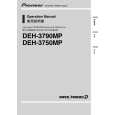 PIONEER DEH-3790MP/XM/ID Owner's Manual cover photo