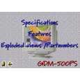 SONY GDM500PSDT Service Manual cover photo