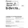 PIONEER S-DV170/XCN5 Service Manual cover photo