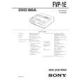 SONY FVP1E Service Manual cover photo