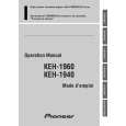 PIONEER KEH-1940 Owner's Manual cover photo