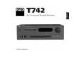 NAD T742 Owner's Manual cover photo