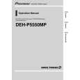 PIONEER DEH-P5550MP/XM/ES Owner's Manual cover photo