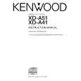 KENWOOD RXD-A41 Owner's Manual cover photo