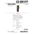 SONY ICDBM1VTP Service Manual cover photo