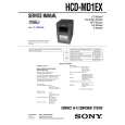 SONY HCDMD1EX Service Manual cover photo