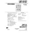 SONY LBTD107 Service Manual cover photo