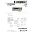SONY STR-DA3000ES Service Manual cover photo