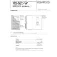 KENWOOD RS520W Service Manual cover photo