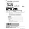 PIONEER DVR-A05/KBXV Service Manual cover photo