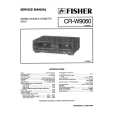 FISHER CRW9060 Service Manual cover photo