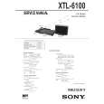 SONY XTL6100 Service Manual cover photo