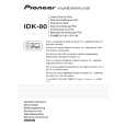 PIONEER IDK-80 Owner's Manual cover photo