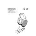 SENNHEISER HD600 Owner's Manual cover photo
