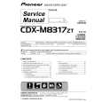 PIONEER CDXM8317ZT Service Manual cover photo