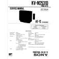 SONY KVM2531D Service Manual cover photo