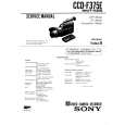SONY CCDF375E Service Manual cover photo