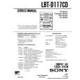 SONY LBTD117CD Service Manual cover photo