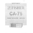 FISHER CA75 Service Manual cover photo