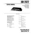 SONY XM-2022 Service Manual cover photo