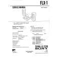 SONY FLX1 Service Manual cover photo