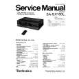 TECHNICS SA-GX100L Service Manual cover photo