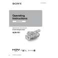 SONY HDRFX1 Owner's Manual cover photo