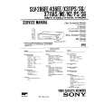 SONY SLVX311PS/SG Service Manual cover photo