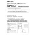 HITACHI CMPAK345 Owner's Manual cover photo