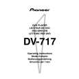 PIONEER DV717 Owner's Manual cover photo