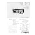 SONY TC-K35 Service Manual cover photo