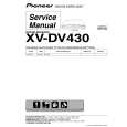 PIONEER XV-DV313/MAXJ Service Manual cover photo