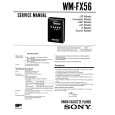 SONY WM-FX56 Service Manual cover photo