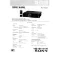 SONY SBV3000 Service Manual cover photo