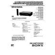 SONY SLV-X315ME Service Manual cover photo